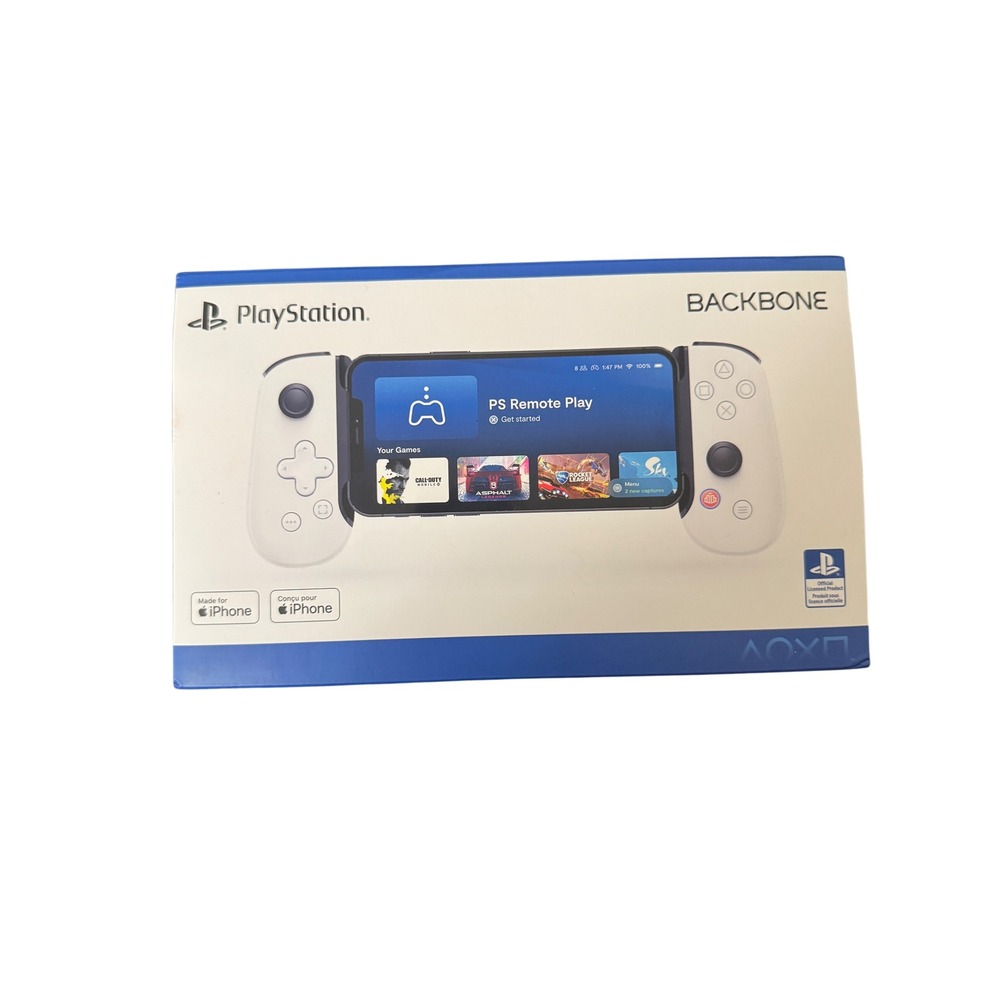 Backbone One Mobile Gaming Controller for iPhone PlayStation‎ Edition White NIB